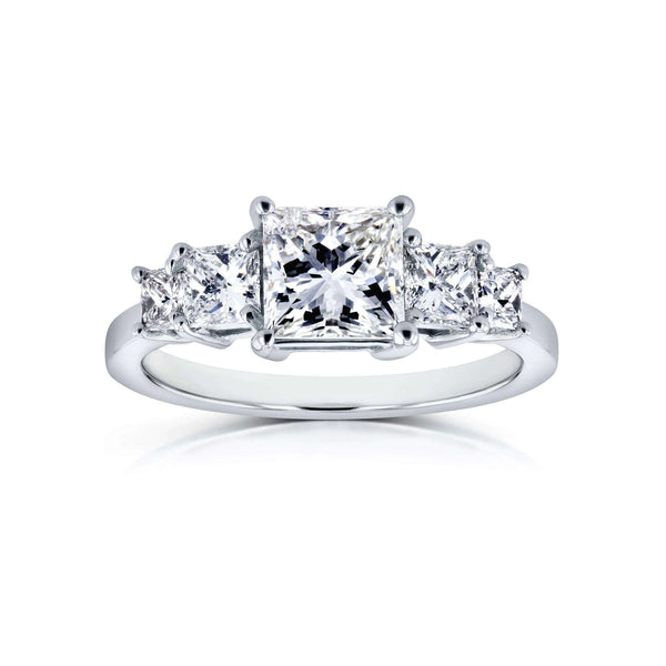 5-Stone Princess Engagement (Certified)