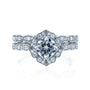 1.4 Carat Moissanite Jasmine Bridal Set