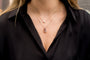 Solitaire Pear Morganite 4.35 Carat Necklace