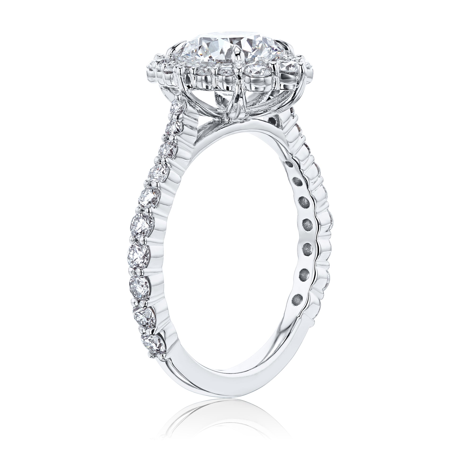 2.49 Carat Lab Grown Diamond Basilica Ring