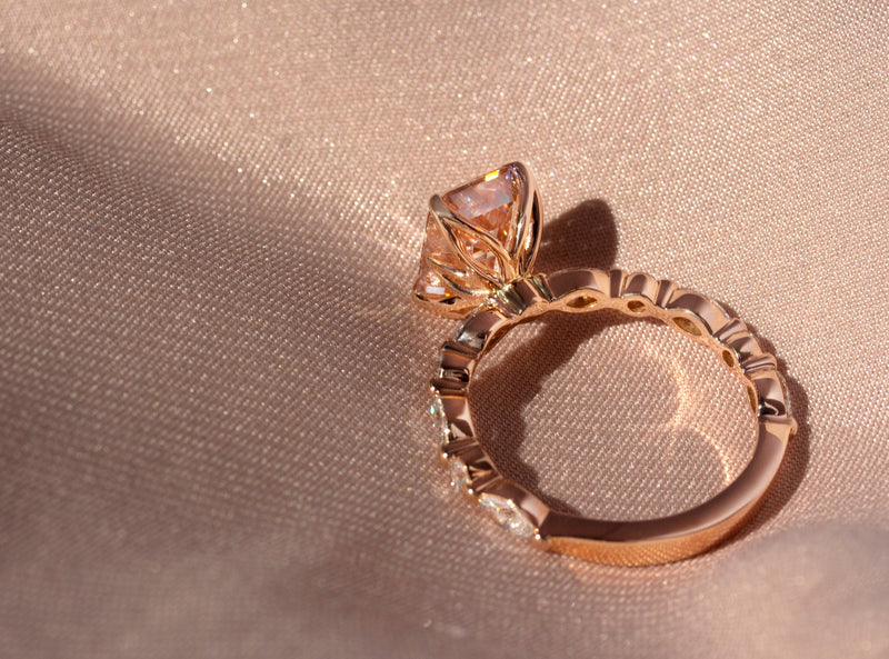 3.64ct.tw Pink Diamond Bubble Ring (IGI Certified)