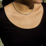 Kobelli Baguette Diamond Necklace