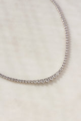 Kobelli Baguette Diamond Necklace
