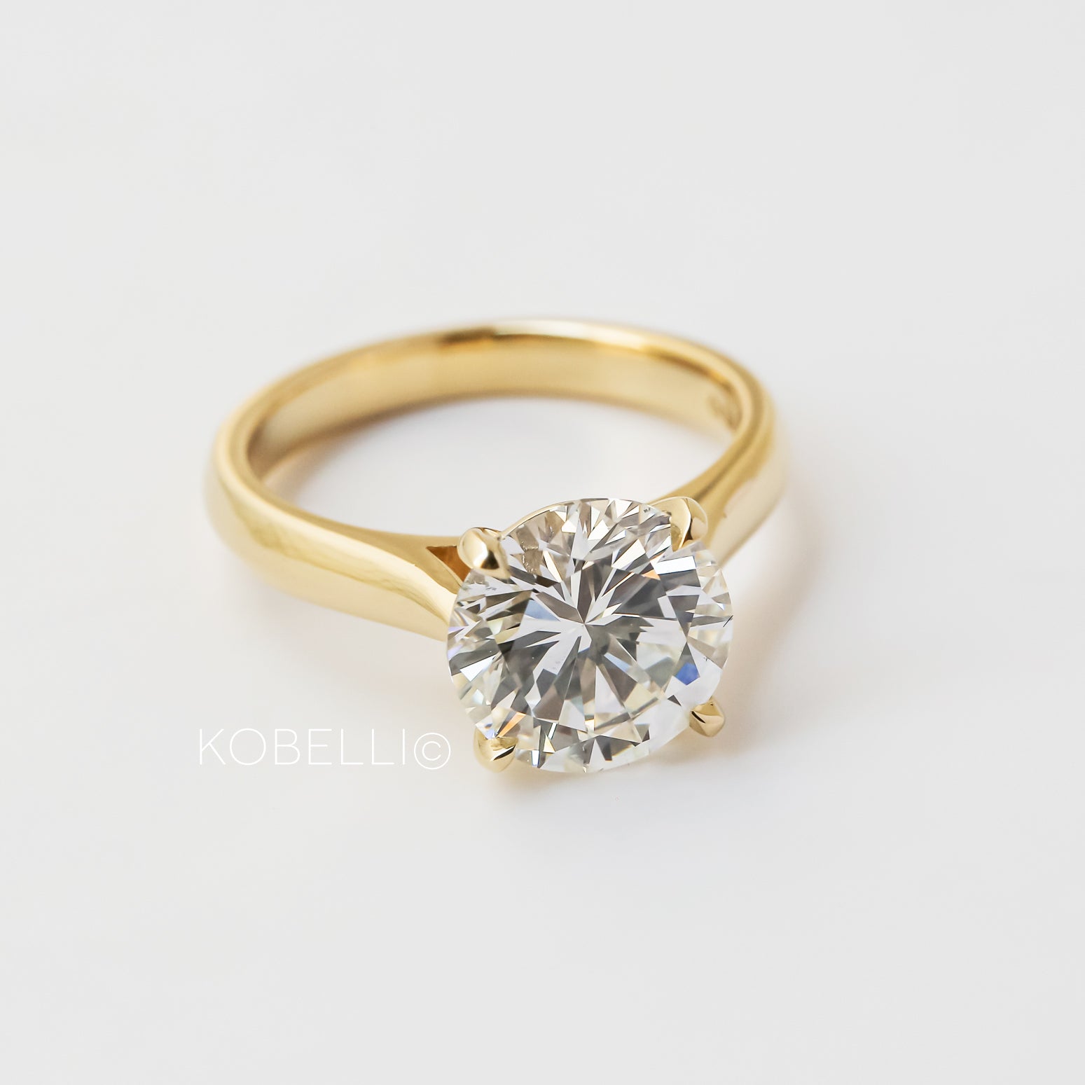 Kobelli 3.49-Carat Genuine Diamond Ring