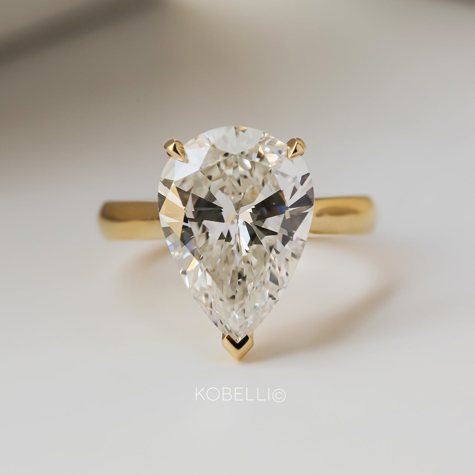 Kobelli 5.84-Carat Genuine Diamond Ring