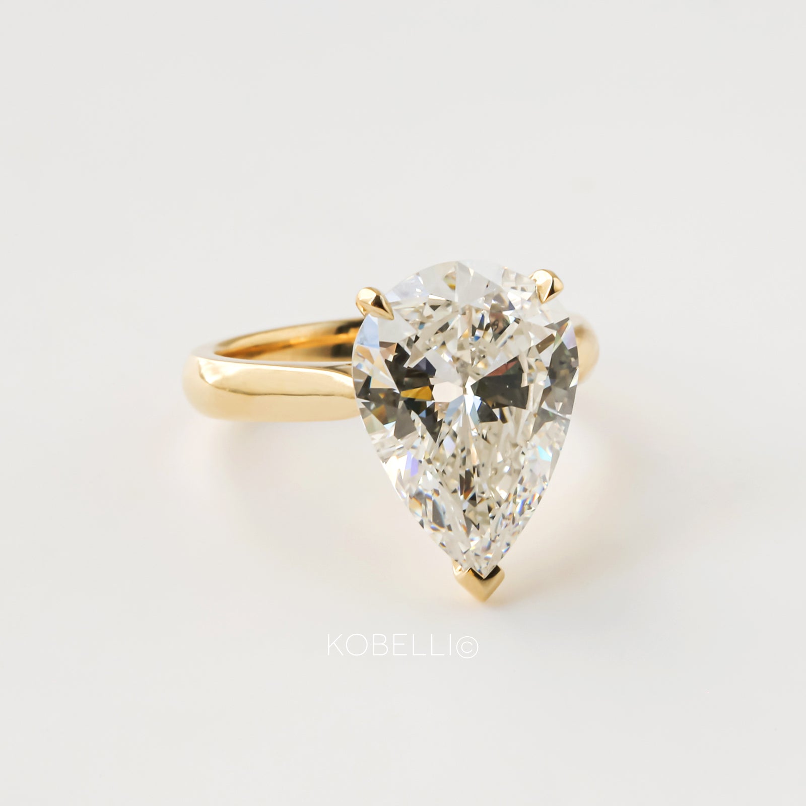 Kobelli 5.84-Carat Genuine Diamond Ring