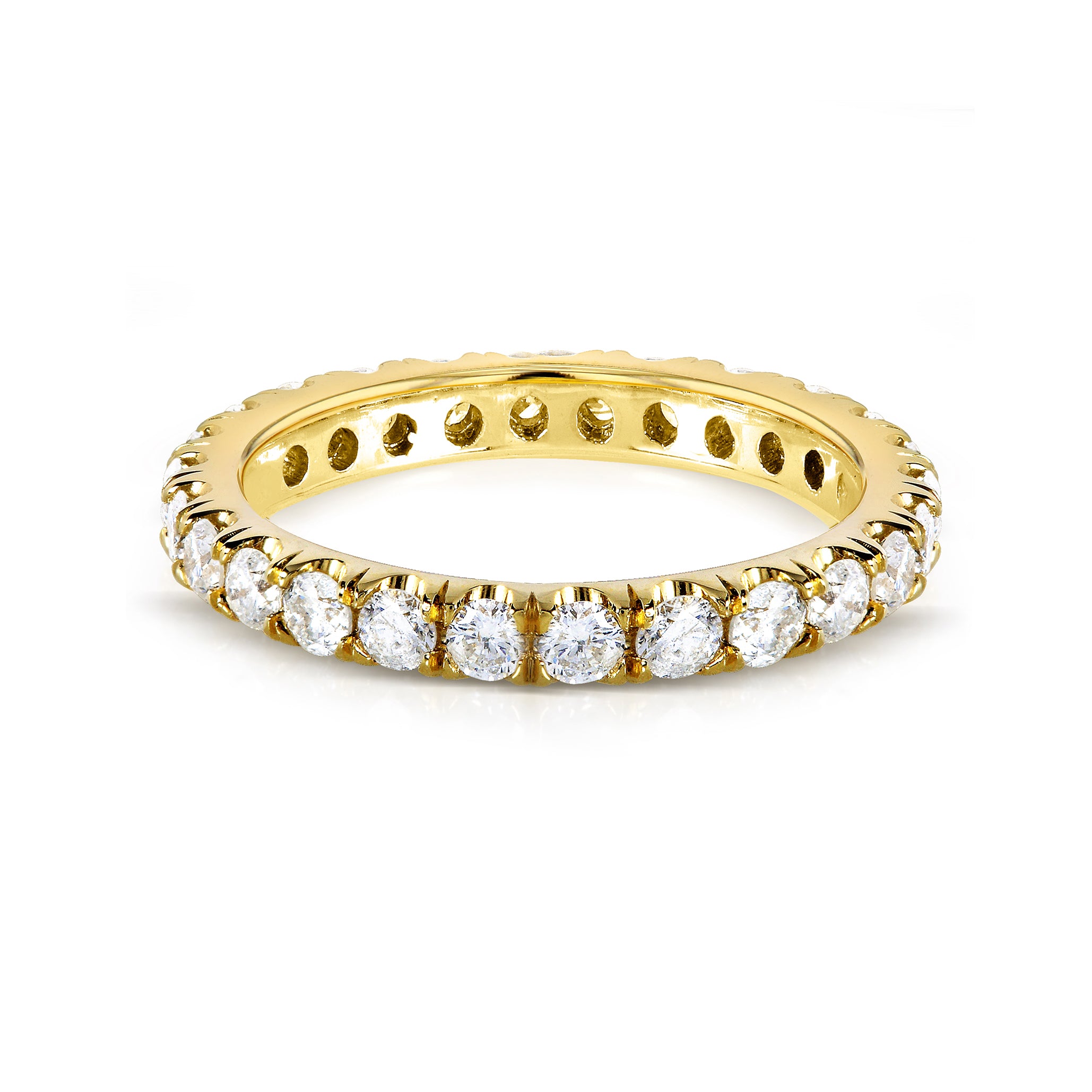 1 Carat Natural Diamond Eternity Ring