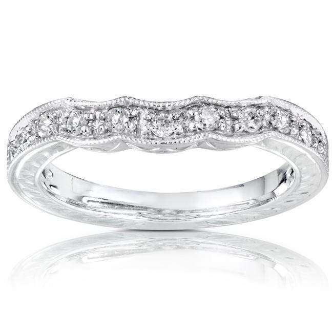 Kobelli Round Diamond Band 1/5 carat (ctw) in 14K White Gold