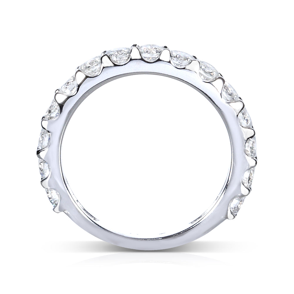 1.5 Carat Natural Diamond Half Eternity Lorelei Ring