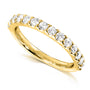 0.5 Carat Natural Diamond 2.5mm Half Eternity Lorenna Ring