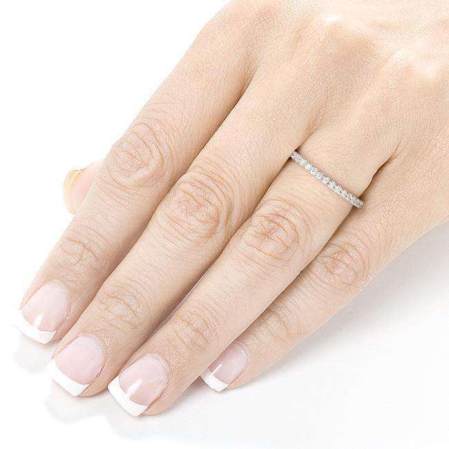 0.5 Carat Natural Diamond Eternity Ring