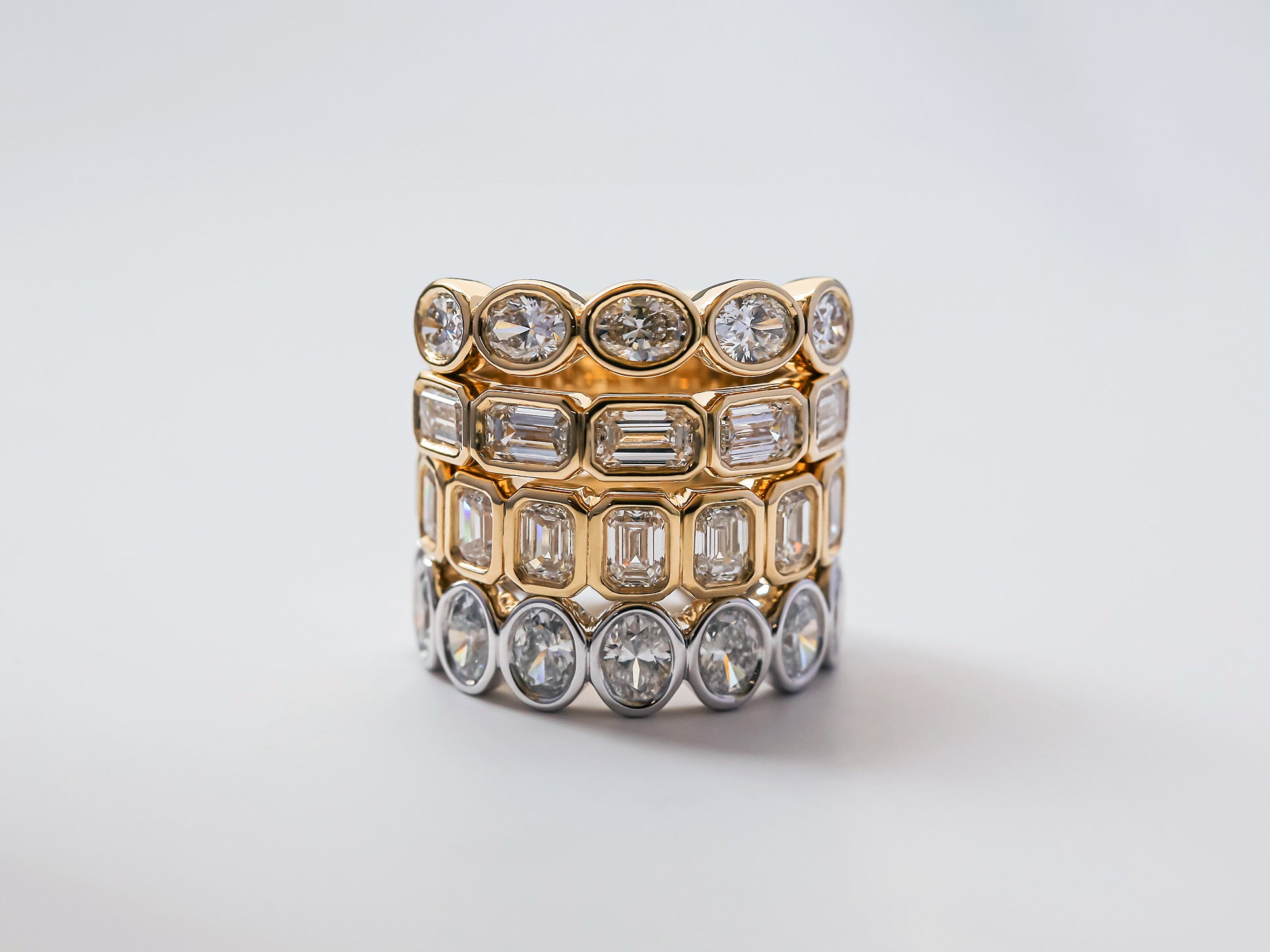 Kobelli Diamond Oval-cut Diamond Eternity Band