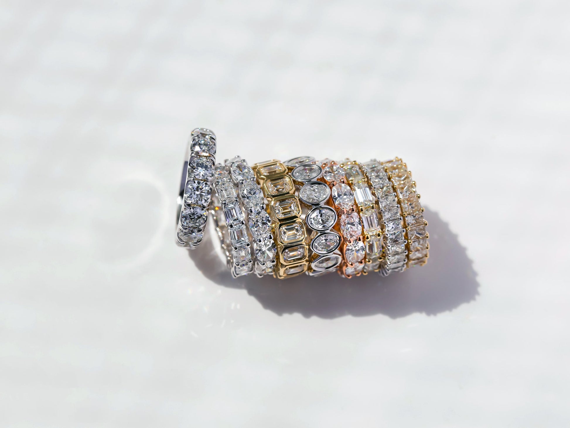 Kobelli Diamond Oval-cut Diamond Eternity Band