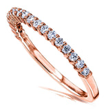 Kobelli One Quarter Carat Lab Grown Diamond Gold Band LG61189-25/4.5R