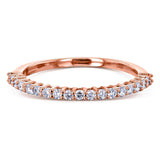 Kobelli One Quarter Carat Lab Grown Diamond Gold Band