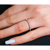 Kobelli One Quarter Carat Lab Grown Diamond Gold Band