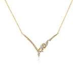 Orion Lab Diamond Chevron Necklace