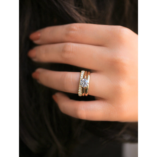 Kobelli Lab Grown Diamond Wedding Ring Set