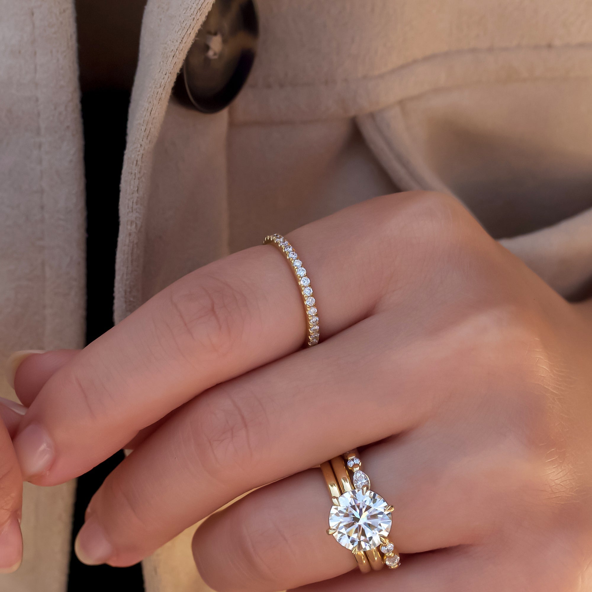 Kobelli Lab Grown Diamond Wedding Band