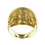 Kobelli Floral Diamond Wide Ring