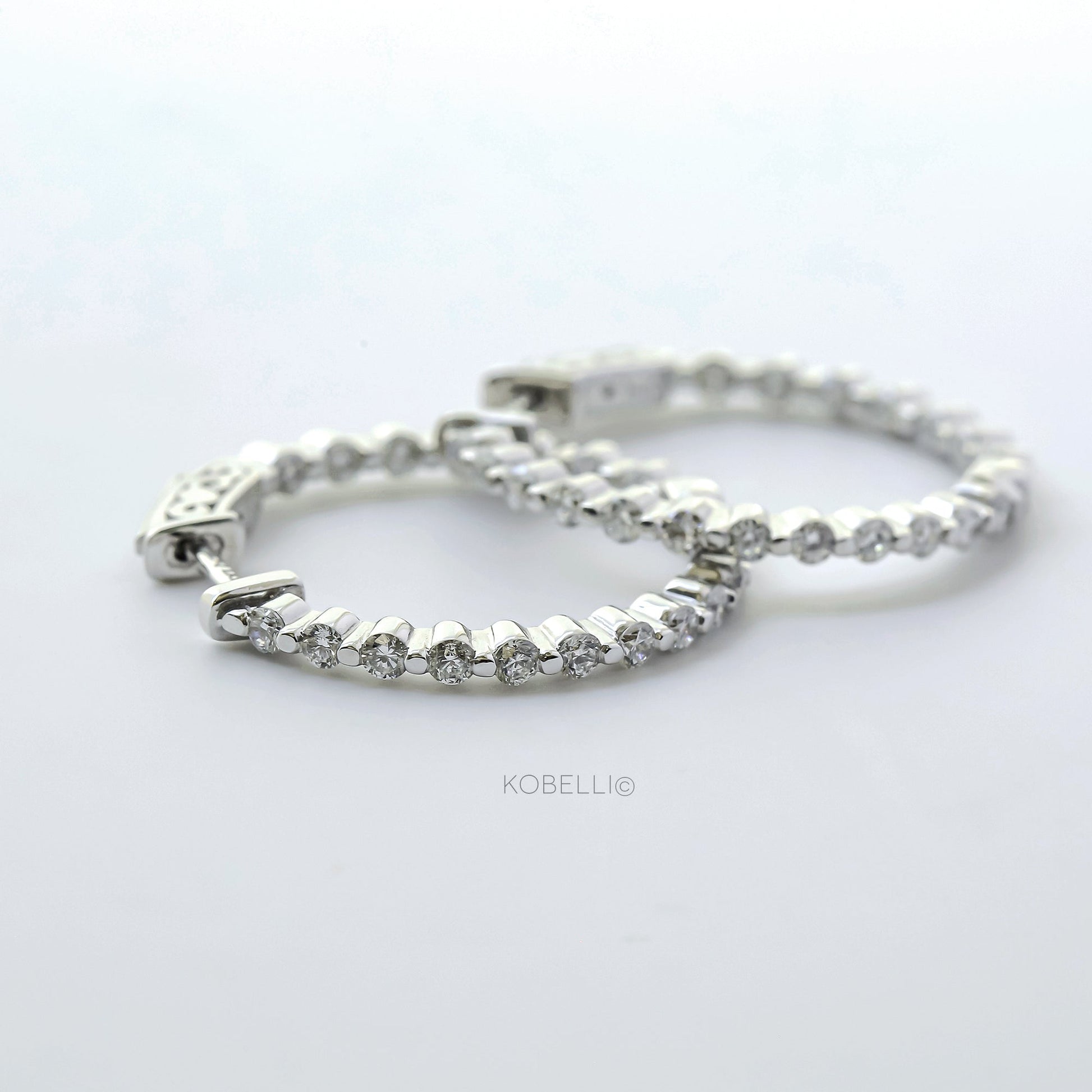 Kobelli Diamond Hoop Earrings