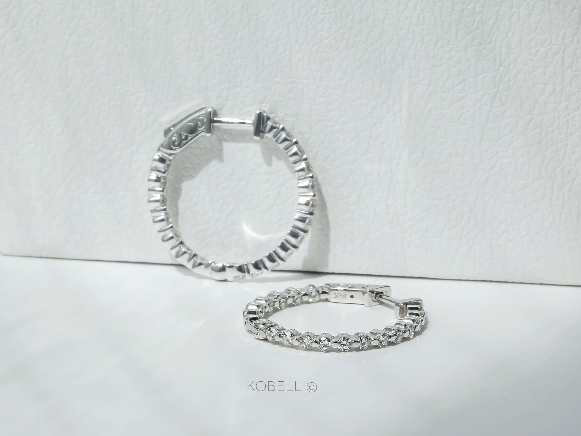 Kobelli Diamond Hoop Earrings