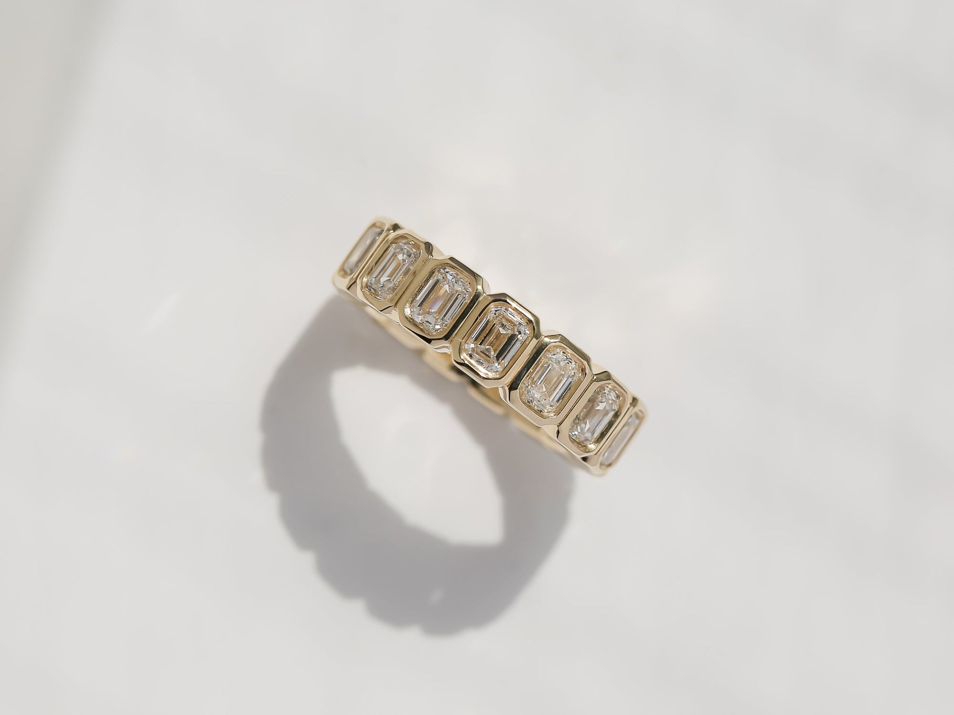 Kobelli Diamond Emerald-cut Diamond Eternity Band