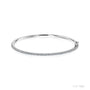 Kobelli White Gold Diamond Bangle