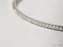 Kobelli White Gold Diamond Bangle