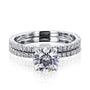 Kobelli Diamond Wrap Basket Bridal Set