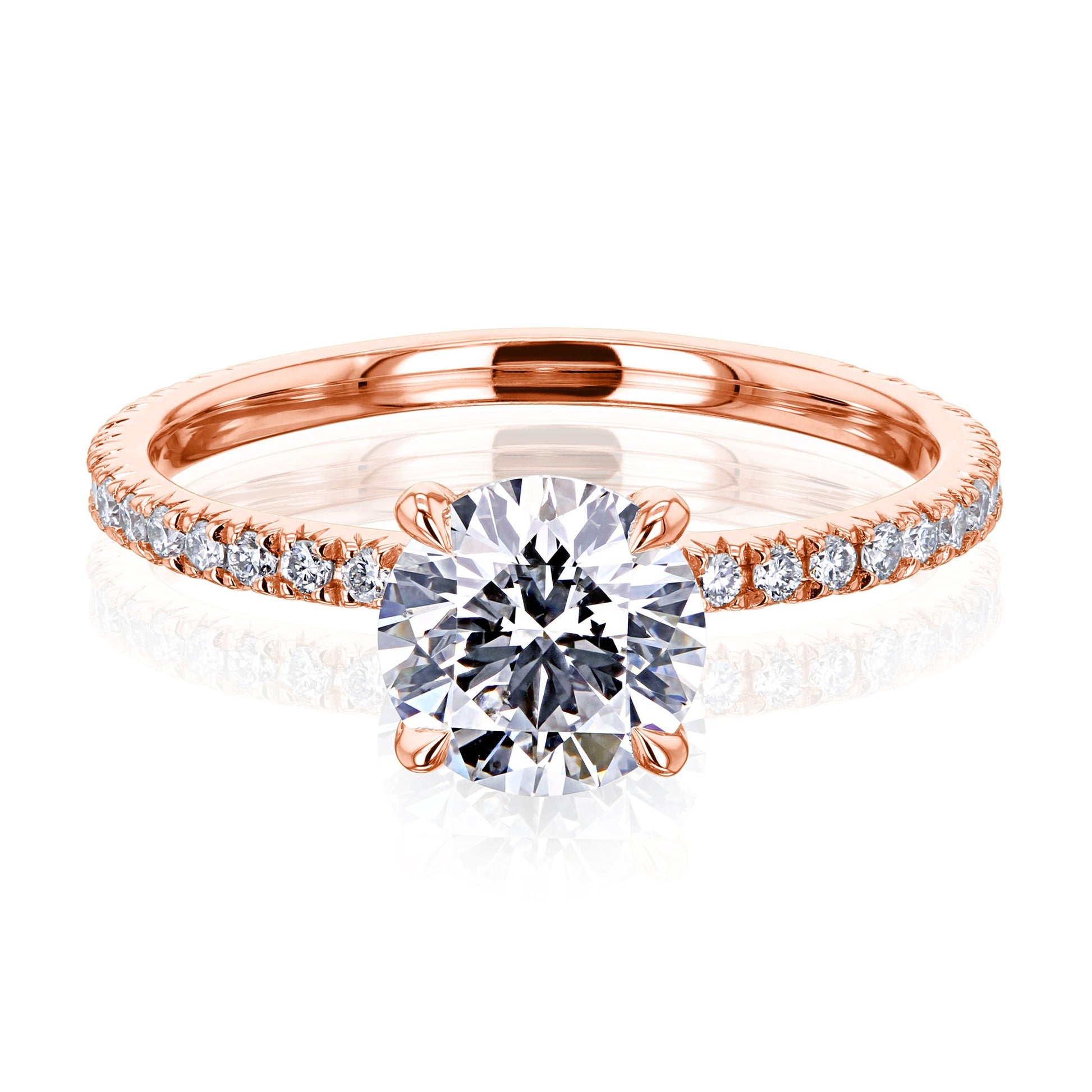 Kobelli Diamond Wrap Basket Engagement Ring
