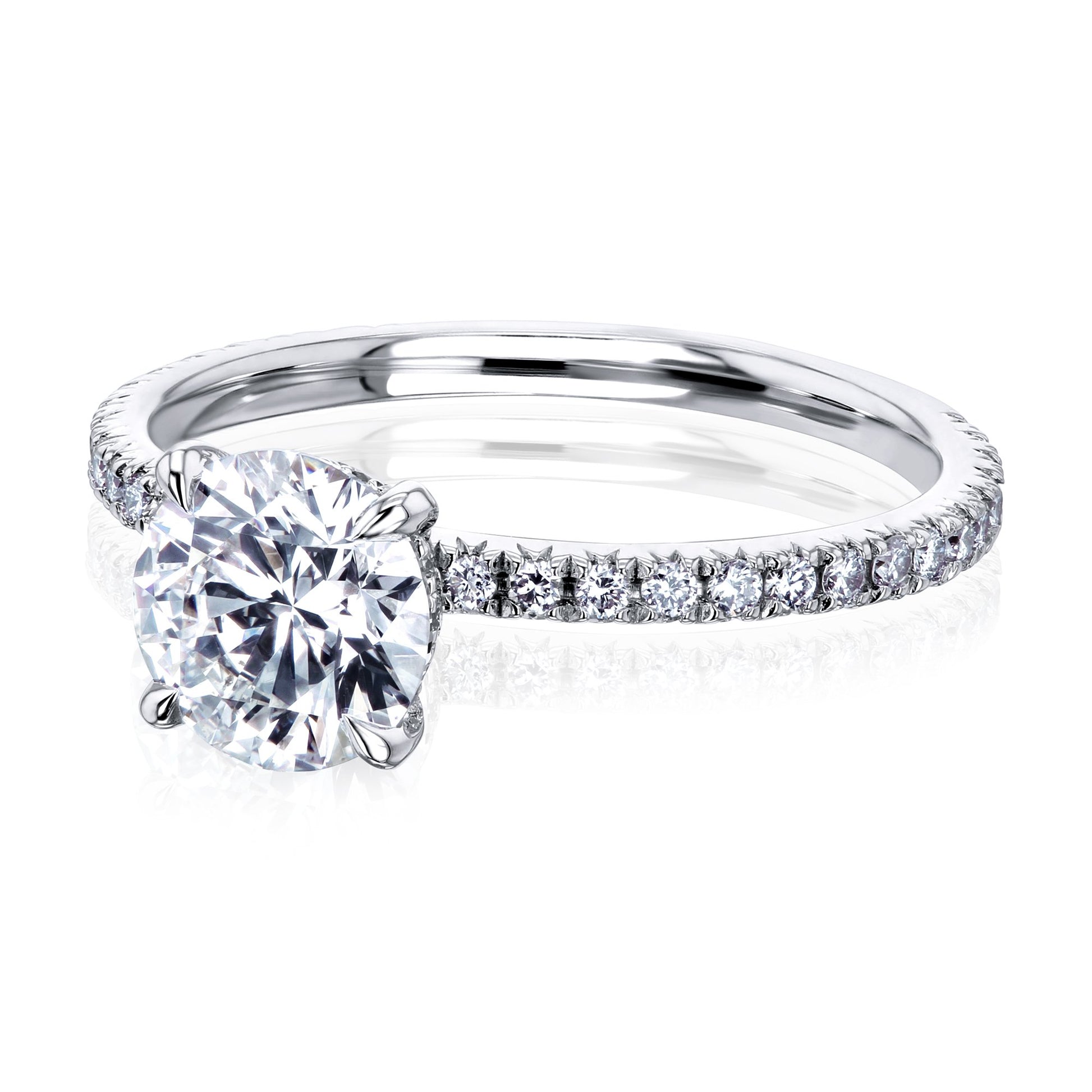 Kobelli Diamond Wrap Basket Engagement Ring