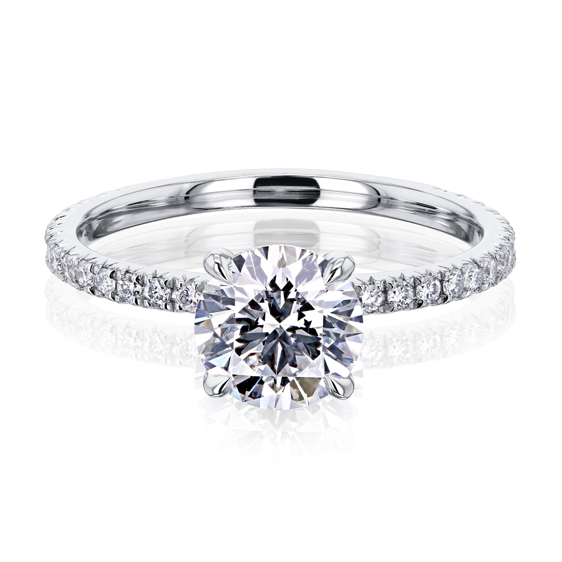 Kobelli Diamond Wrap Basket Engagement Ring