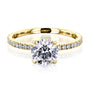 Kobelli Diamond Wrap Basket Engagement Ring
