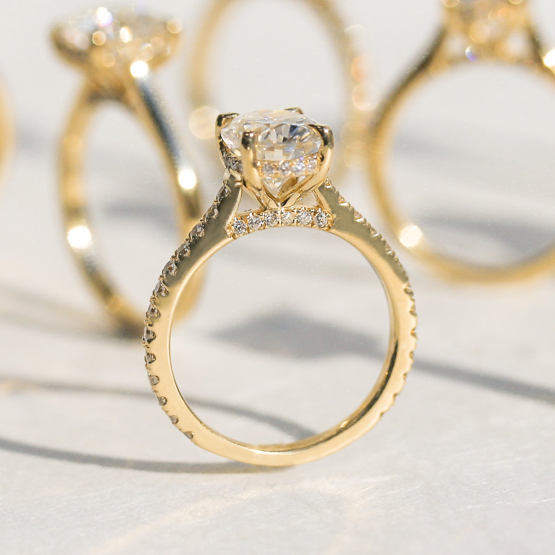 2.5 Carat Moissanite Olga Ring