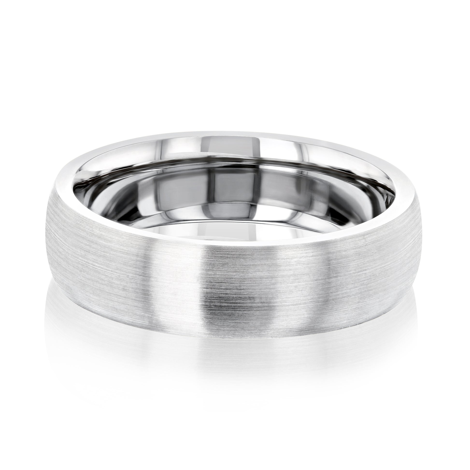 Kobelli Domed Satin matte Gold Ring