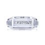 0.5 Carat Natural Diamond Wide Row Lauren Ring