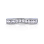 Natural Diamond Half Eternity Winter Shadow Ring