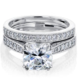2.3 Carat Moissanite Cushion Sophie Bridal Set