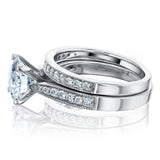 2.3 Carat Moissanite Cushion Sophie Bridal Set