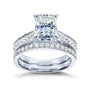 2.1 Carat Moissanite Radiant Sophie Bridal Set