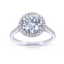 2.1 Carat Moissanite Round Original Ring