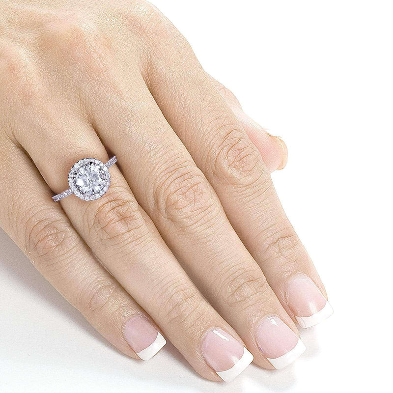 Kobelli Diamond Halo Engagement Ring
