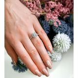 Kobelli 1.75ct Emerald Moissanite Halo Ring