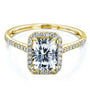 Kobelli 1.8ct Radiant Forever One Moissanite Ring