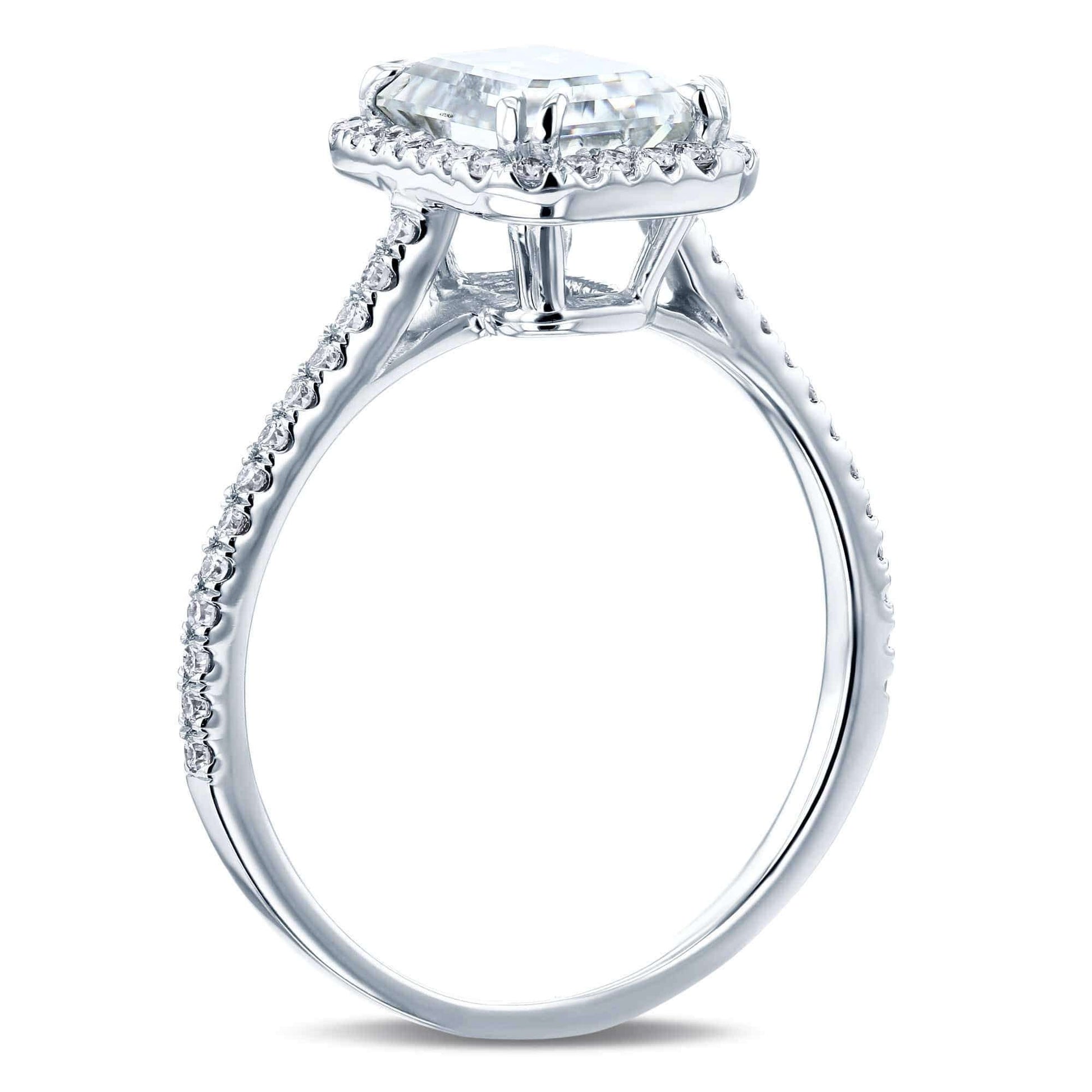 Kobelli 1.8ct Radiant Forever One Moissanite Ring