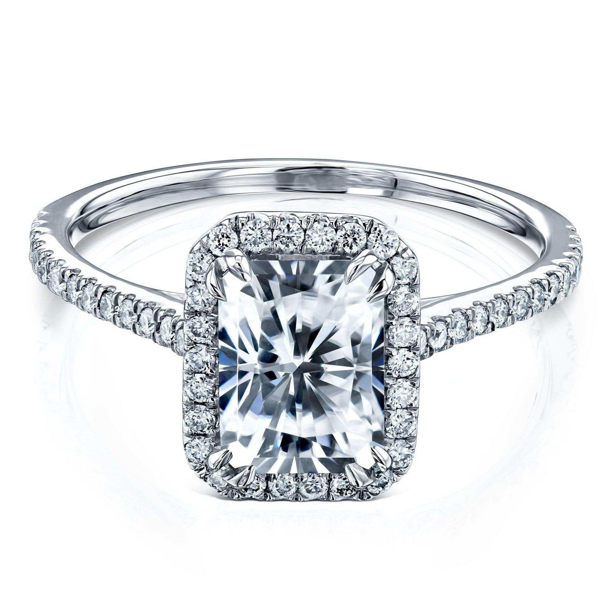 Kobelli 1.8ct Radiant Forever One Moissanite Ring