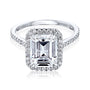 2.7 Carat Moissanite Emerald Original Ring