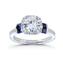 1.5 Carat Moissanite Mixed Stone Ring