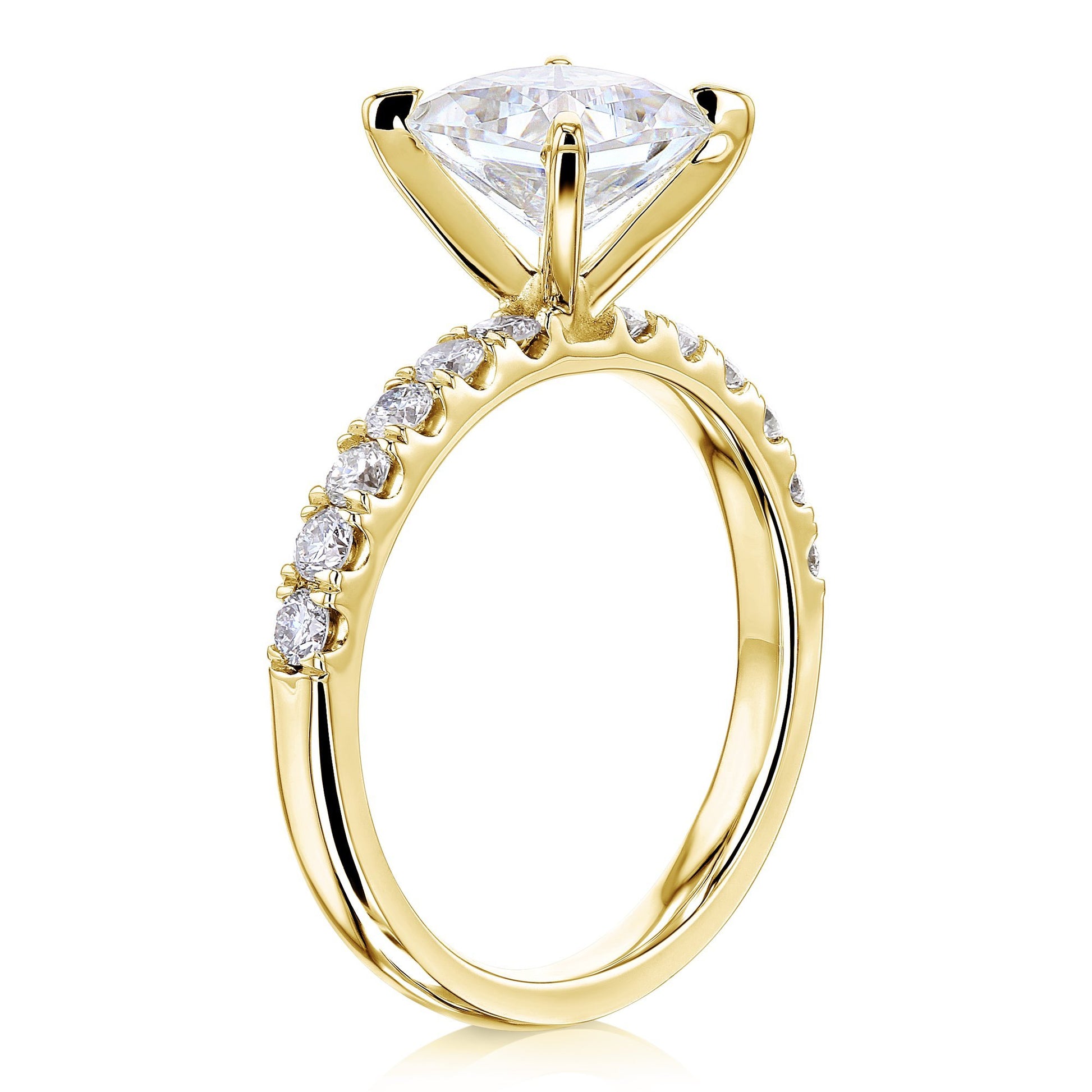 Kobelli 1.5ct Princess Floating Engagement Ring